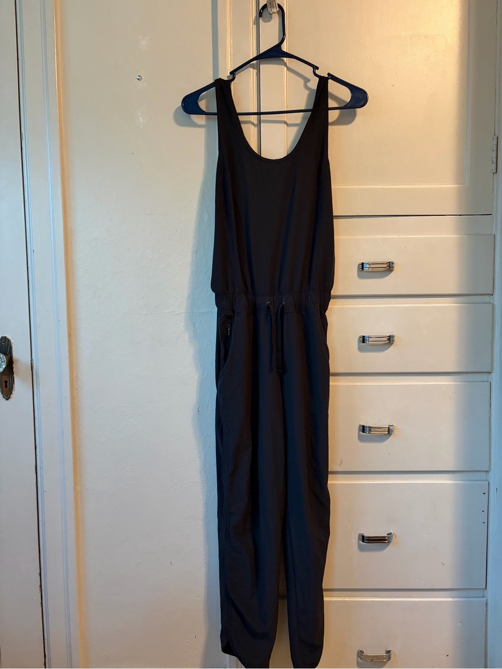 Patagonia Black Sleeveless Scoop-Neck Jumpsuit